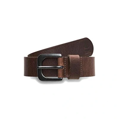 Image of G STAR RAW Belt Zed Men&#039;s, Brun (Dk Brown/Black Metal D04169 3127 8127), 95