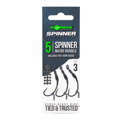 Image of Korda Spinner Hook Sections 5 Carp hooks