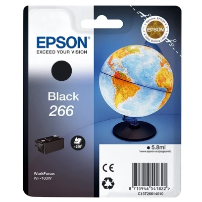 Image of Epson 266 Globe Genuine Black Ink