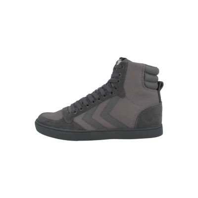 Image of Hummel Slimmer Stadil Tonal Hightop trainers, Size: 6.5, Grey