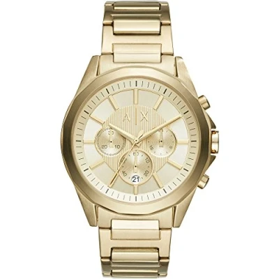 Image of Armani Exchange Chronograph watch goldcoloured, Men&#039;s, Size: One Size, Gold coloured