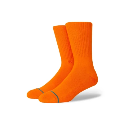 Image of Stance ICON Unisex Socks, Size: 5.5 7.5, Orange