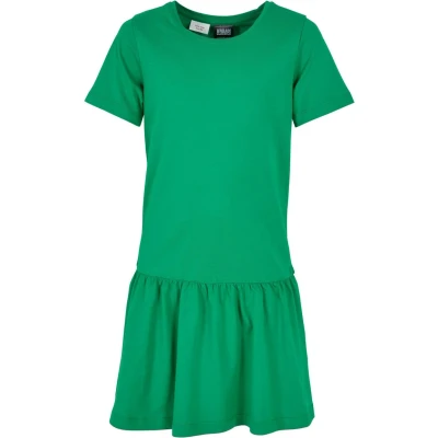 Image of Urban Classics Valance Jersey dress for kids, Size: 11 12y, Bodegagreen