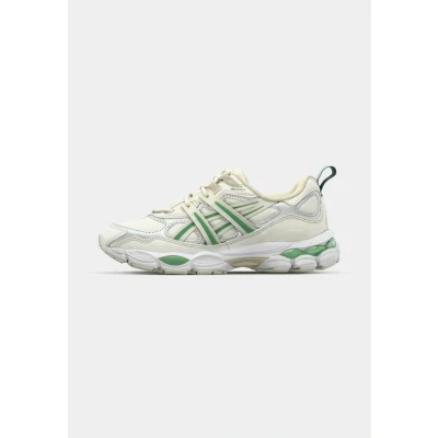 Image of Asics Sportstyle Gelnyc Utility Unisex Trainers, Size: 5, Cream/kale Imitation leather/ textile