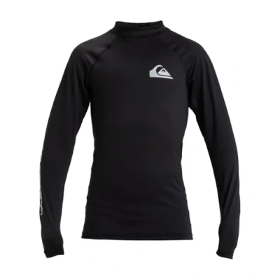 Image of Quiksilver Everyday LS Rash vest, Men&#039;s, Size: XS8, Black