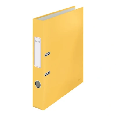Image of Leitz Lever Arch File, 350 Sheet Capacity, 50 mm Spine, Cosy Range, A4, Warm Yellow, 10620019