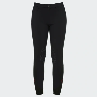 Image of Cavalleria Toscana Boys Breeches Knee Grip Black 10 Years Horse &amp; Equestrian Riding