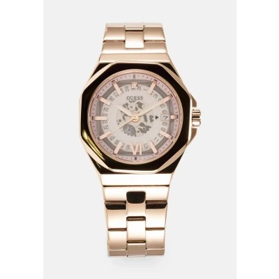 Image of Guess Empress Watch Rose goldcoloured, Women&#039;s, Size: One Size, gold coloured
