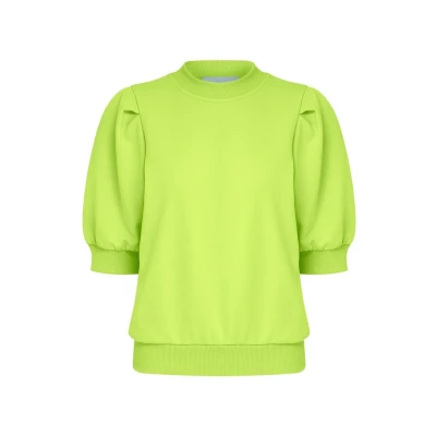 Image of Minus Mimika Sweat Basic Tshirt, Women&#039;s, Size: Large, Bright lime