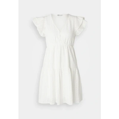 Image of ONLY Onlhelena Dress Shirt dress, Women&#039;s, Size: XS, Cloud dancer