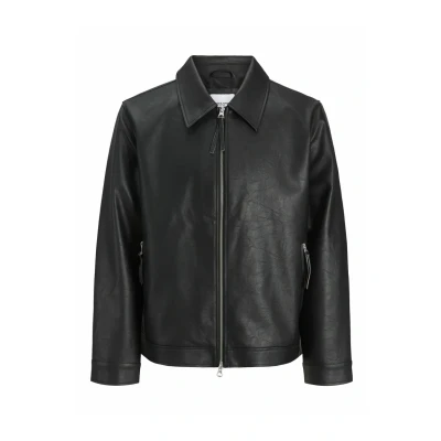 Image of Jack &amp; Jones Faux leather jacket, Men&#039;s, Size: XL, Black