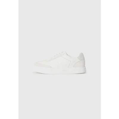Image of Calvin Klein Jeans Cupsole Trainers, Men&#039;s, Size: 7, Bright white shoes
