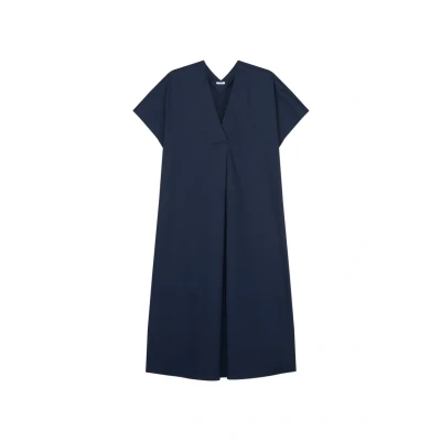 Image of Seidensticker Women&#039;s Regular Fit Long Sleeved Blouse Dress, Blue, 14