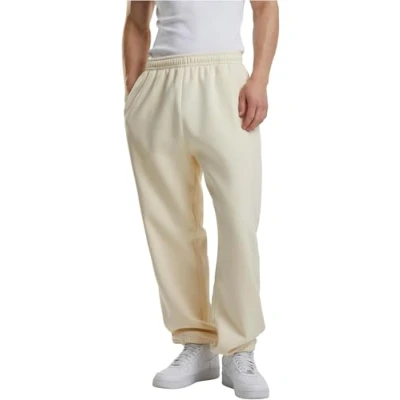 Image of Urban Classics Fluffy Tracksuit bottoms, Men&#039;s, Size: XS, Whitesand
