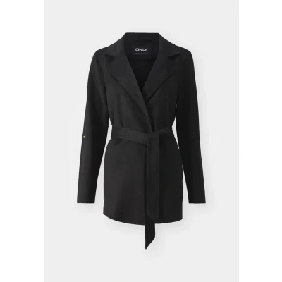 Image of ONLY Onldiane BELT Short coat, Women&#039;s, Size: Small, Black