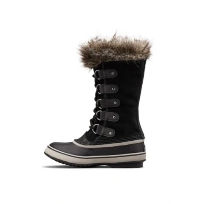 Image of Sorel JOAN OF Arctic WP Winter boots, Women&#039;s, Size: 8, Black,/quarry Leather/synthetics