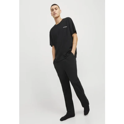 Image of JACK &amp; JONES Men&#039;s Jaceverest Ss Tee and Pants Set W, black, M (Pack of 2),
