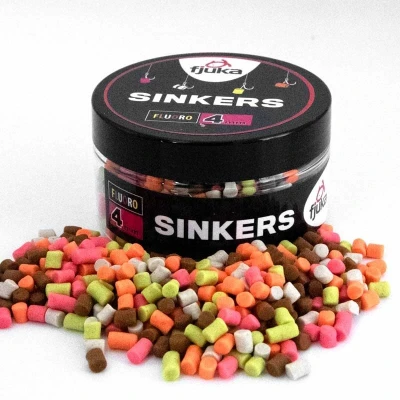 Image of Fjuka Sinkers Mixed Colours 6mm Fishing pellets