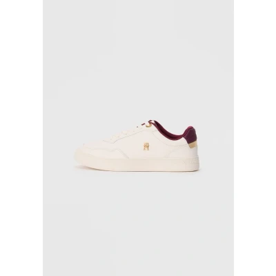 Image of Tommy Hilfiger Elevated Court Trainers, Women&#039;s, Size: 5, Ancient white shoes