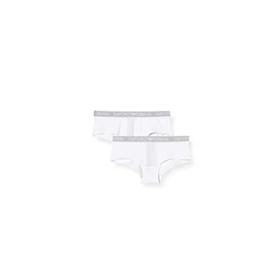 Image of Emporio Armani Cheeky 2 PACK Pants, Women&#039;s, Size: XS, Bianco