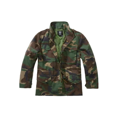 Image of Brandit Unisex Children&#039;s Jacket, woodland, 158