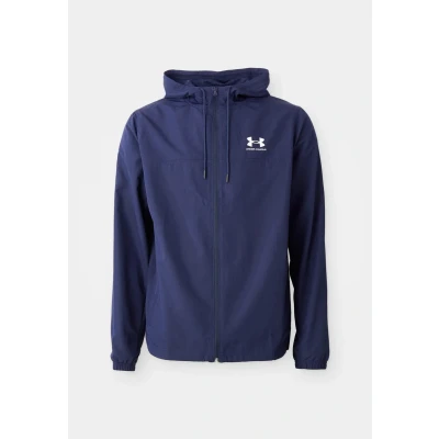 Image of Under Armour Rival Windbreaker Windbreaker, Men&#039;s, Size: XXL, Midnight navy/white