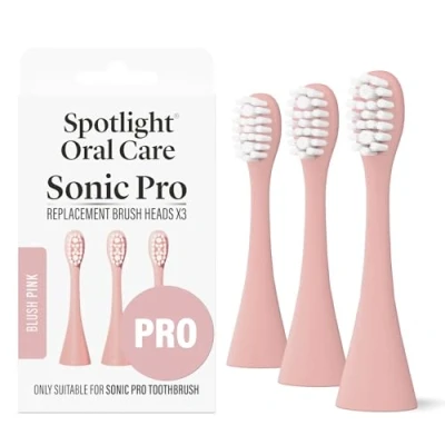 Image of Sonic Pro Toothbrush Replacement Heads · Blush Pink