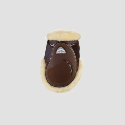 Image of Veredus Young Jump Vento Save The Sheep Rear Fetlock Boots Brown