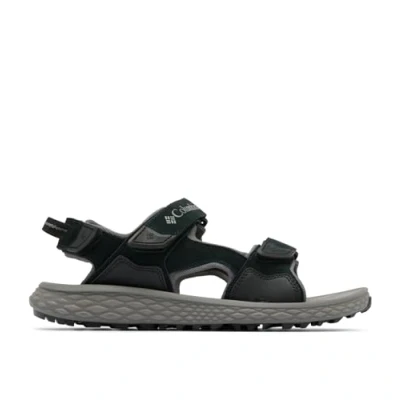 Image of Columbia Konos Hiker 3 Strap Walking sandals, Men&#039;s, Size: 9, Black/city grey Leather/synthetics