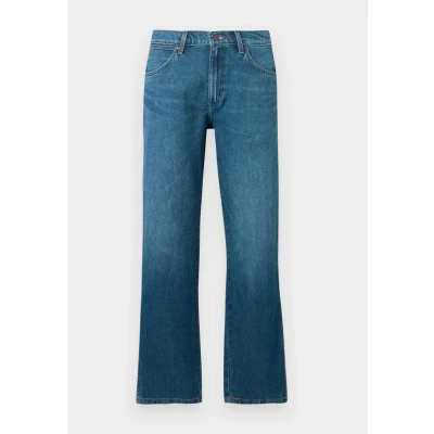 Image of Wrangler Frontier Straight leg jeans, Men&#039;s, Size: 33x34, Retro blue