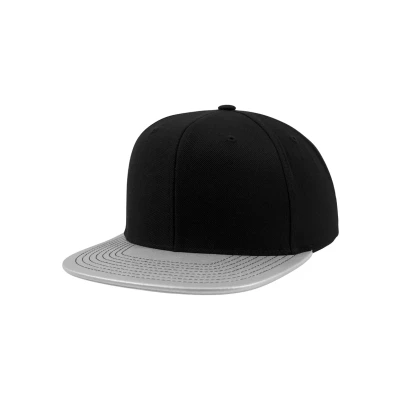 Image of Flexfit Snapback Metallic Cap, Men&#039;s, Size: One Size, Silver