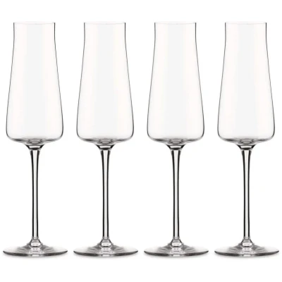 Image of Alessi Champagne glass Eugenia 4 pieces NF09/09 by Naoto Fukasawa
