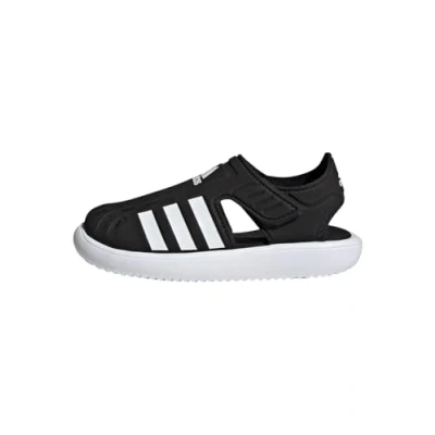 Image of adidas Unisex&#039;s Water Sandal C, Core Black Cloud White Black, 1 UK