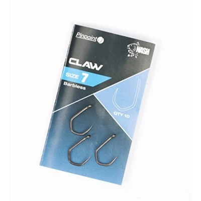 Image of Nash Claw Size 8 Barbless Carp hooks