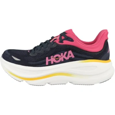 Image of HOKA Bondi Road running shoes, Women&#039;s, Size: 4.5, Varsity navy/nautical dusk shoes