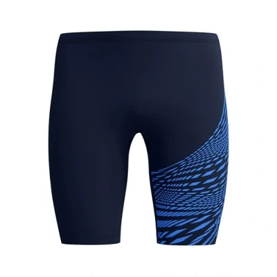 Image of Speedo MENS Medley LOGO Jammer Swimming trunks, Men&#039;s, Size: 36, Navy/pop