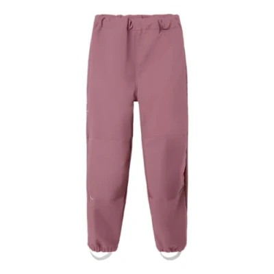Image of Name it Nknalfa PANT Solid Unisex Rain trousers for kids, Size: 1 1.5y, Wistful mauve