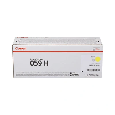 Image of Canon 059H Y high capacity yellow toner (original Canon)