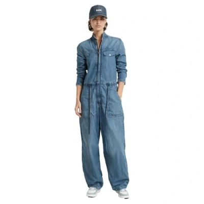 Image of G STAR Cocoon Jumpsuit, Women&#039;s, Size: XS, Faded bora wind