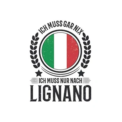 Image of Lignano Reise Notizbuch: Italien Urlaub Geschenk / 6X9 Zoll 120 Karierte Seiten