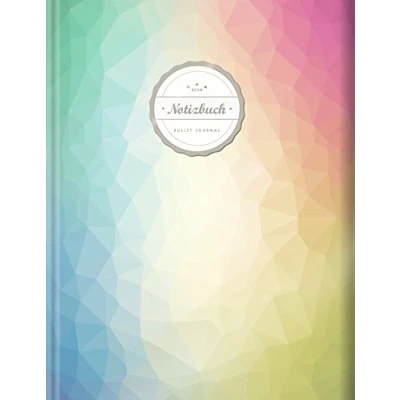 Image of BULLET JOURNAL (©Star, A4, 156 Seiten, Softcover) Mit Register XXL Punktraster Notizbuch, Tagebuch, Gepunktete Dot Grid Notebook, „Mosaik“