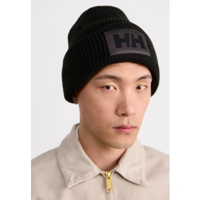 Image of Helly Hansen BOX Beanie Unisex Beanie, Size: One Size, Schwarz