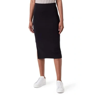 Image of VILA Vilie TUBE Skirt Pencil skirt, Women&#039;s, Size: Medium, Black beauty