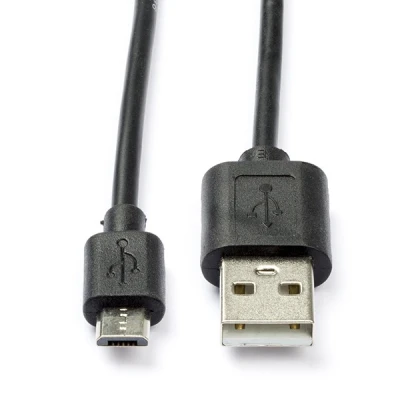 Image of Goobay 93922 USB 2.0 Hi Speed Cable, Black, 0.6m Length