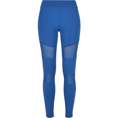 Image of Urban Classics Ladies TECH MESH Leggings Trousers, Women&#039;s, Size: Small, Sporty blue