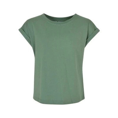 Image of Urban Classics Extended Shoulder Basic Tshirt for kids, Size: 7 8y, Salvia