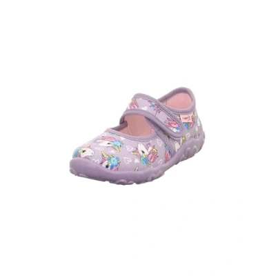 Image of Superfit Ankle strap ballet pumps for kids, Size: 6/6.5K, Violett Textile