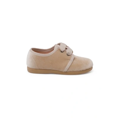 Image of Pisamonas FAYA Baby shoes for kids, Size: 7K, Beige Textile