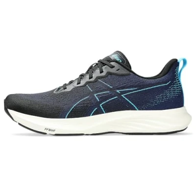 Image of Asics Dynablast 4 Stability running shoes, Men&#039;s, Size: 6.5, Black blue expanse Synthetics