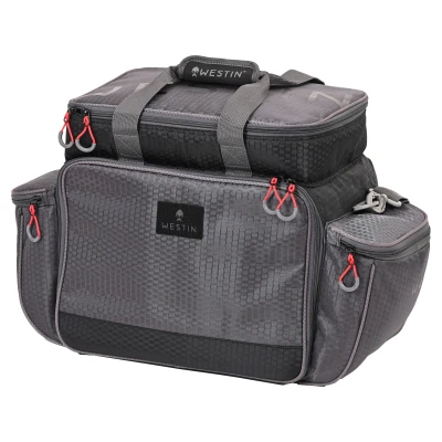 Image of Westin W4 Master Lure Bag Titanium Black (Incl. 5 Tackle Boxes) Carryall